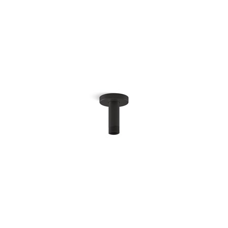Statement 3" ceiling-mount single-function rainhead arm and flange
